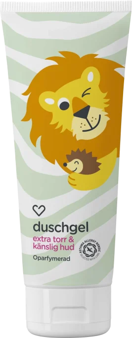 Hjärtats Barn Duschgel Extra Känslig Oparfymerad 200 ml Hjärtats