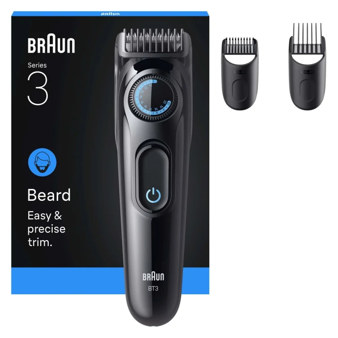 Braun Skäggtrimmer Serie 3 BT3520 Svart Braun
