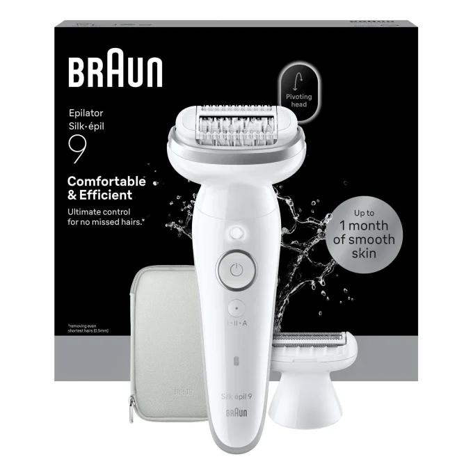 Braun Silk-épil 9 Wet & Dry Epilator 9-030 Silver Braun