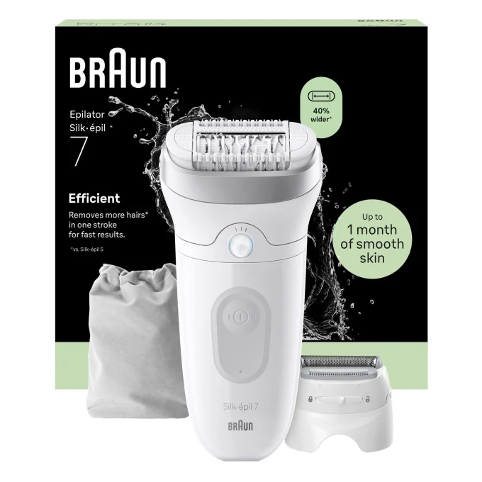 Braun Silk-épil 7 Wet & Dry Epilator 7-041 Silver Braun
