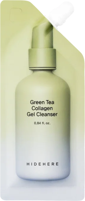 HIDEHERE Green Tea Collagen Gel Cleanser 25 ml HIDEHERE