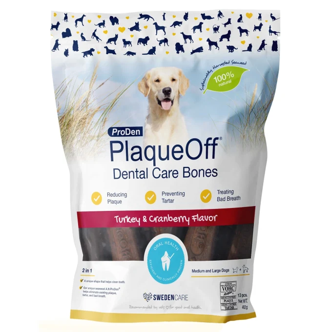 ProDen PlaqueOff® Dental Bones Turkey & Cranberry 484 g ProDen PlaqueOff