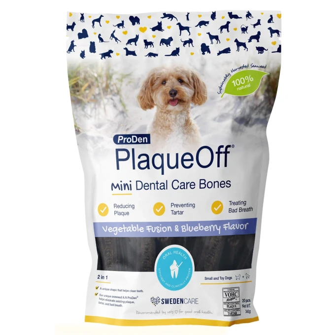 ProDen PlaqueOff® Dental Mini Bones Blueberry 340 g ProDen PlaqueOff
