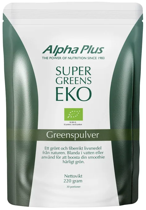 Alpha Plus Super Greens EKO 220 g Alpha Plus