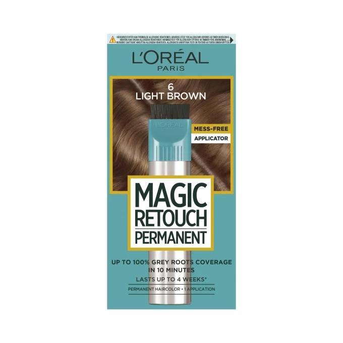 L'Oréal Paris Magic Retouch Permanent Direktverkande Hårfärg 1 pack 6 Light Brown L'Oréal Paris