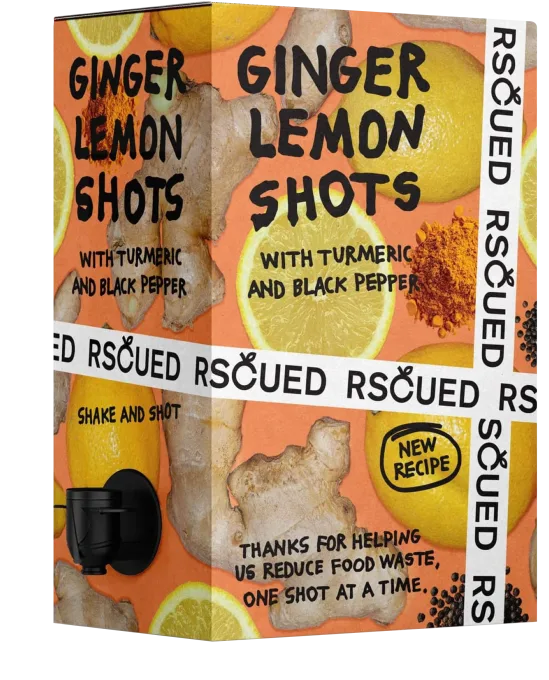RSCUED Ginger Lemon Shots 1,5 liter Rscued