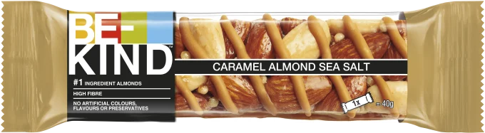 BE-KIND Nötbar Caramel Almond & Sea Salt 40g BE-KIND