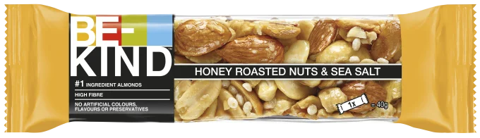 BE-KIND Nötbar Honey Rosted Nuts & Sea Salt 40g BE-KIND