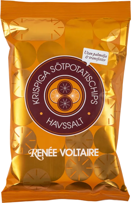 Renée Voltaire Kassava Chips Sötpotatis Taro rot Matbanan 115g Renée Voltaire