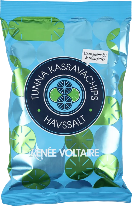 Renée Voltaire Tunna Kassava Chips Havssalt 100g Renée Voltaire