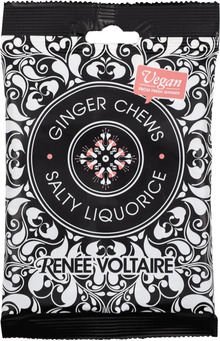 Renée Voltaire Ginger Chews Saltlakrits 120 g Renée Voltaire