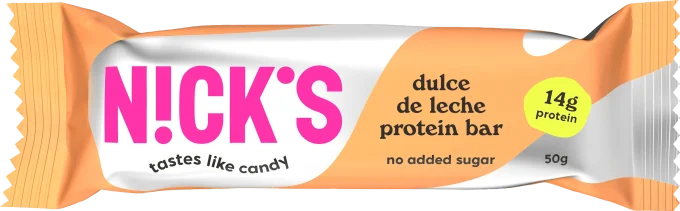 NICKS Protein Bar Dulce de Leche 50 g Nicks