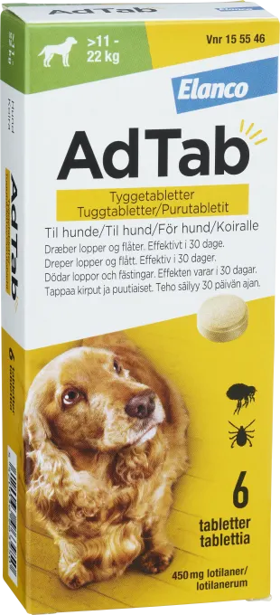 AdTab Tuggtablett 450mg Blister 6 tablett 