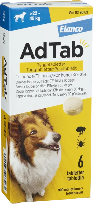 AdTab Tuggtablett 900mg Blister 6 tabletter AdTab