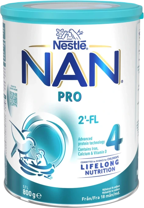 NAN PRO 4 Mjölkersättning 800 g Nan