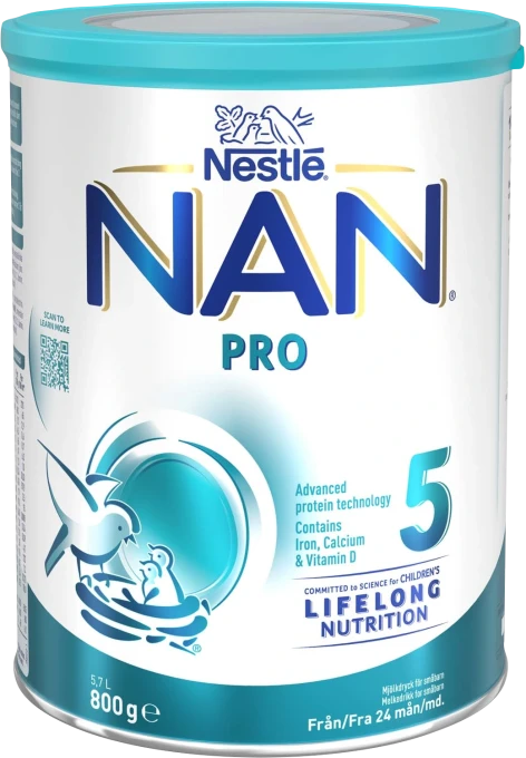 NAN PRO 5 Mjölkersättning 800 g Nan