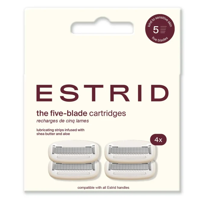 Estrid Five-Blade Cartridges 4-pack Estrid