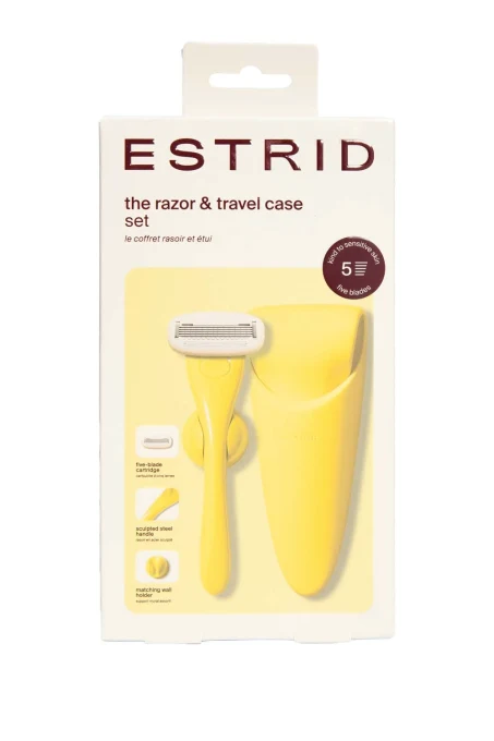 Estrid Razor & Case Set Butter Estrid