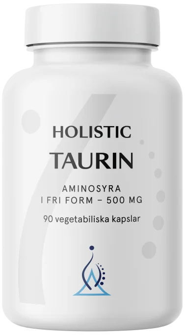 Holistic Taurin 500 mg 90 kapslar Holistic
