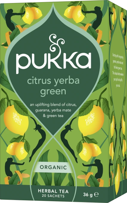 Pukka Grönt te Citrus Yerba Green EKO 20 st Pukka