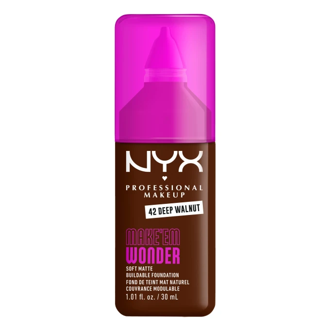 NYX Professional Makeup Make Em Wonder Foundation 30 ml 42 Deep Walnut NYX Professional Makeup