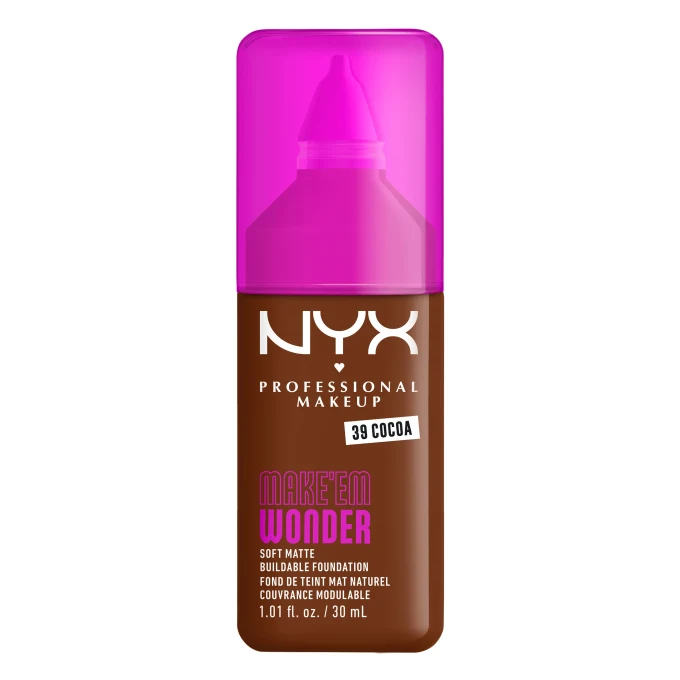 NYX Professional Makeup Make Em Wonder Foundation 30 ml 39 Cocoa NYX Professional Makeup