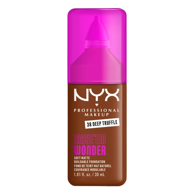 NYX Professional Makeup Make Em Wonder Foundation 30 ml 38 Deep Truffle NYX Professional Makeup