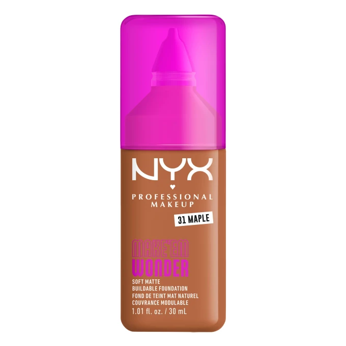 NYX Professional Makeup Make Em Wonder Foundation 30 ml 31 Maple NYX Professional Makeup
