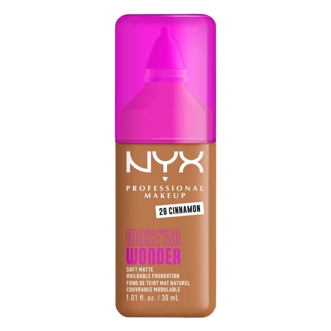 NYX Professional Makeup Make Em Wonder Foundation 30 ml 28 Cinnamon NYX Professional Makeup
