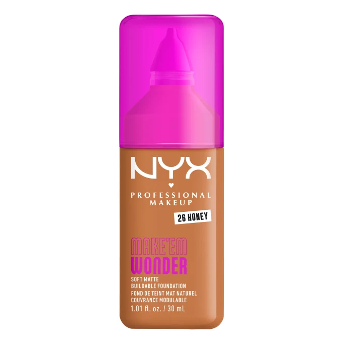 NYX Professional Makeup Make Em Wonder Foundation 30 ml 26 Honey NYX Professional Makeup