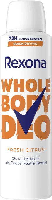 Rexona Whole Body Deo Fresh Citrus Spray 150 ml Rexona