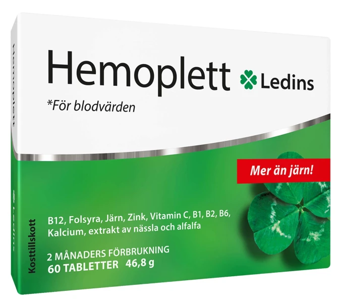Ledins Hemoplett 60 st Ledins