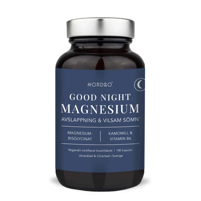 Nordbo Good Night Magnesium 180 st Nordbo