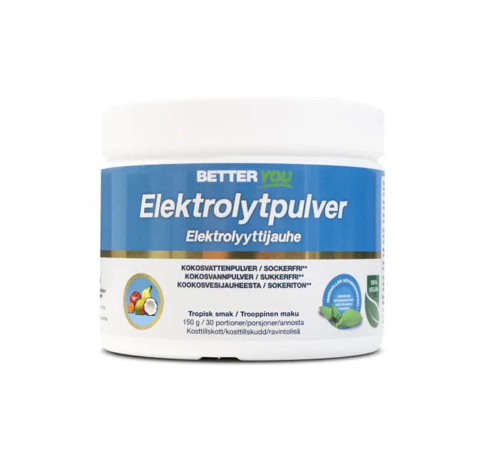 Better You Elektrolytpulver Tropisk 150 g Better You
