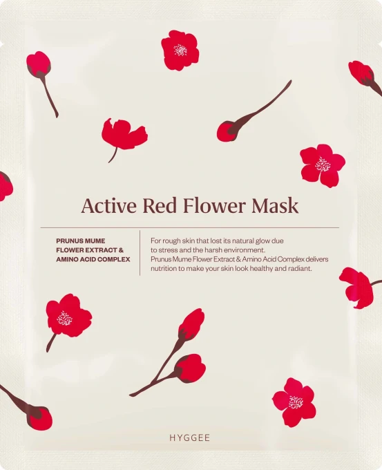 HYGGEE Active Red Flower Mask 35 ml HYGGEE