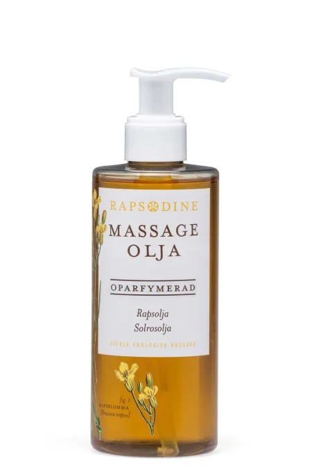 Rapsodine Massageolja Oparfymerad 250 ml Rapsodine