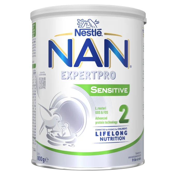 NAN Expertpro Sensitive 2 Tillskottsnäring 800 g Nan
