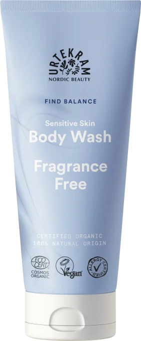 Urtekram Find Balance Fragrance Free Body Wash 200 ml Urtekram