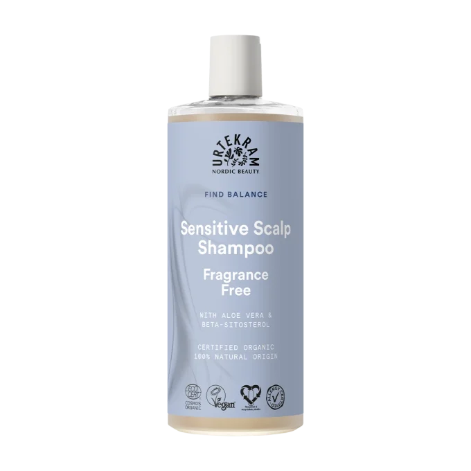 Urtekram Find Balance Fragrance Free Sensitive Scalp Shampoo 500 ml Urtekram