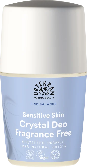 Urtekram Find Balance Fragrance Free Deo Crystal 50 ml Urtekram