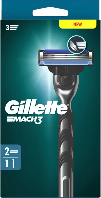 Gillette Mach3 Rakhyvel 2 rakblad Gillette