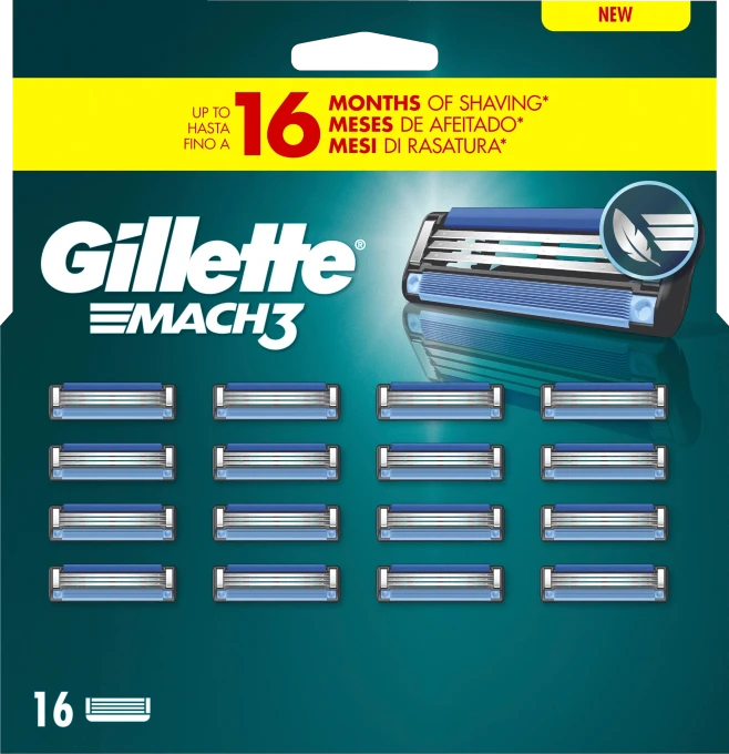 Gillette Mach3 Rakblad 16 st Gillette