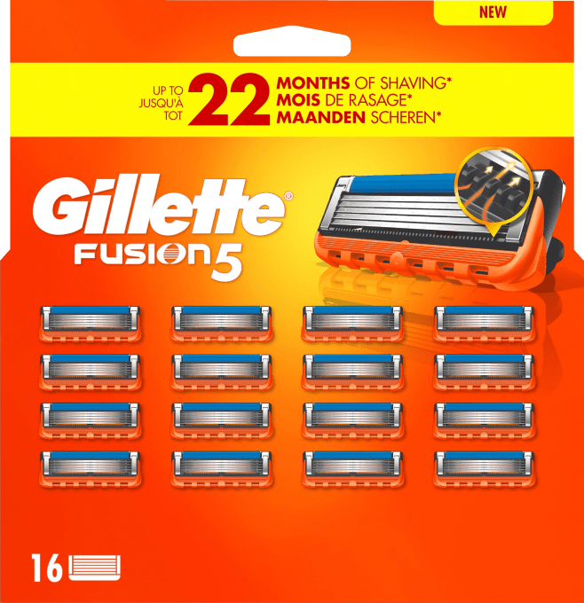 Gillette Fusion5 Rakblad 16 st Gillette