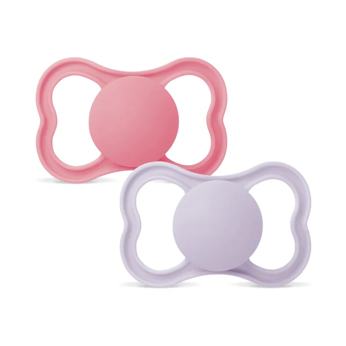MAM Air Napp Silicone 6-16 mån 2-pack Rosa MAM