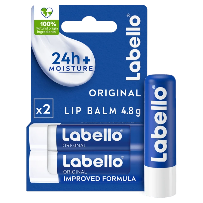 Labello Original Care Lip Balm 2x4,8 g Labello