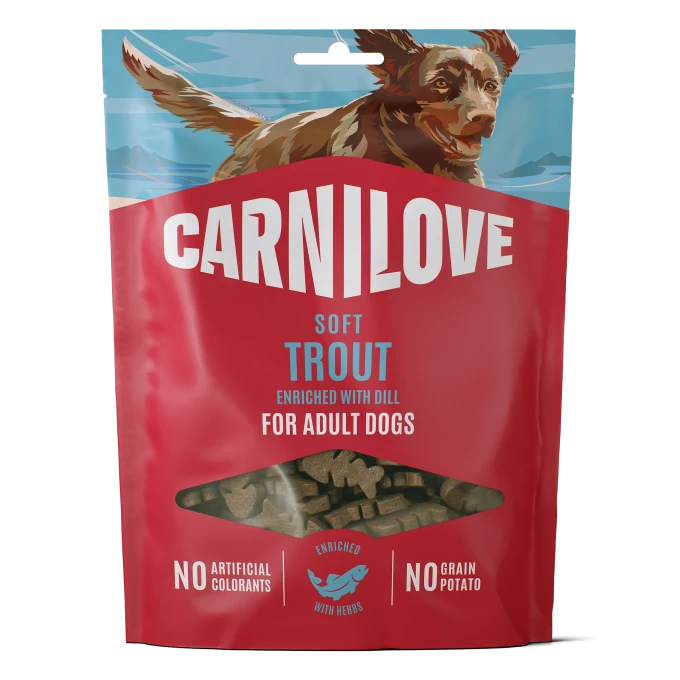 Carnilove Dog Soft Snack Trout enriched with Dill 200 g Carnilove