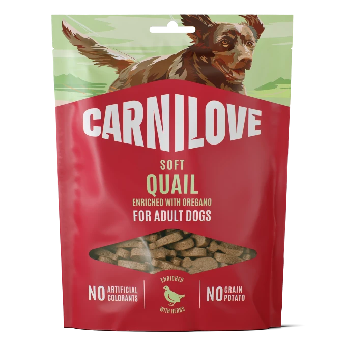 Carnilove Dog Soft Snack Quail enriched with Oregano 200 g Carnilove