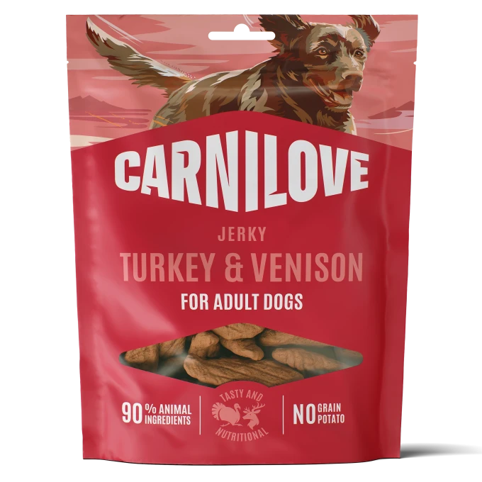 Carnilove Dog Jerky Turkey with Venison 100 g Carnilove