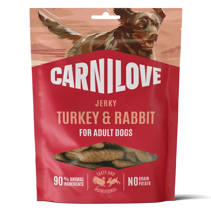 Carnilove Dog Jerky Turkey & Rabbit 100 g Carnilove