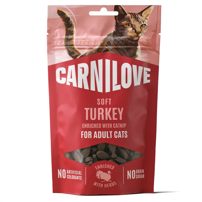 Carnilove Cat Soft Snack Turkey enriched with Catnip 50 g Carnilove